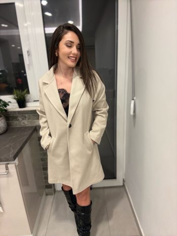 Elena Cream Coat