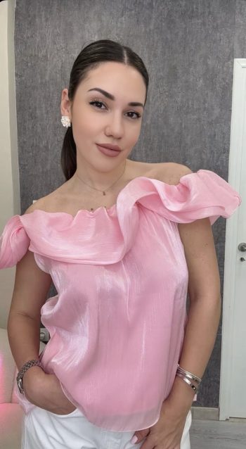 Shimmering Off-the-Shoulder Top