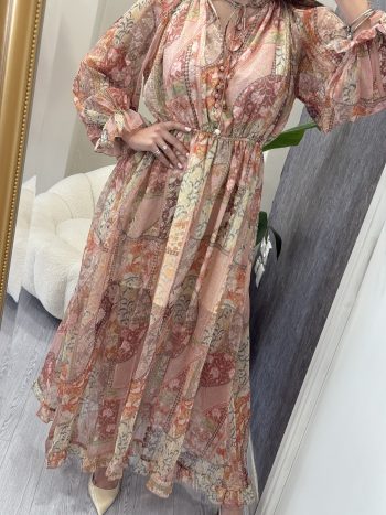 Boho Ρομαντικό Maxi Φόρεμα